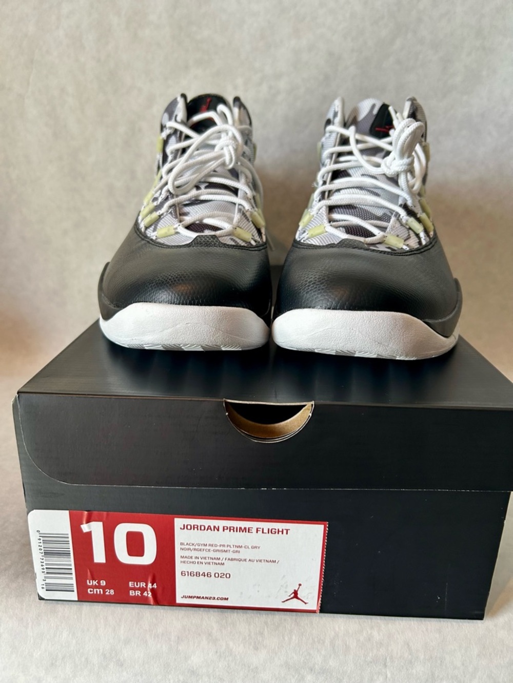 Jordan Prime Flight Camo, Men’s Size 10, Brand New, 616846-020 - Picture 2 of 7